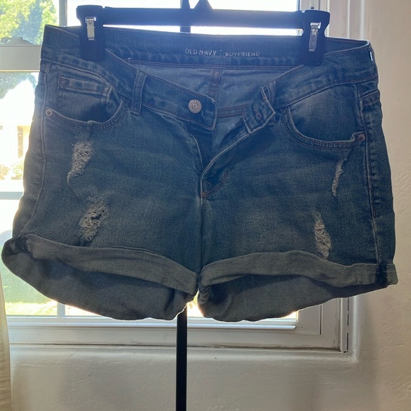 Old Navy Pants - Old navy boyfriend shorts denim blue